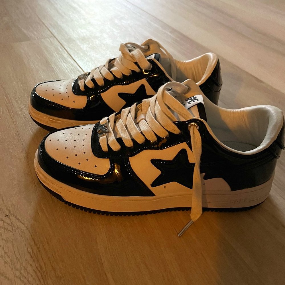 BAPESTA X GOOSE - Black & White